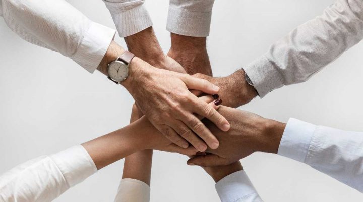 Africa Trade Team Hands